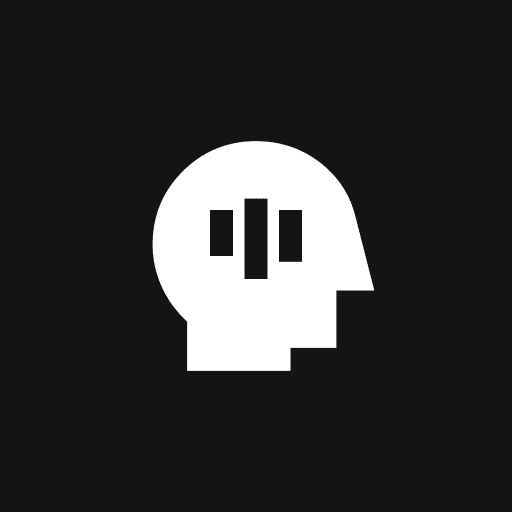 Geometric face silhouette illustration